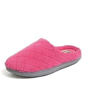 Dearfoams Women Leslie Clog Slippers Pink Size 11/12 New With Tags